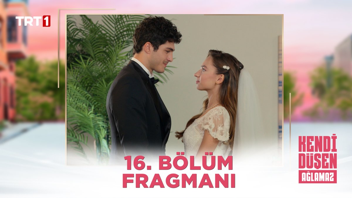 “Artık kimse bizim mutluluğumuza engel olamaz!” 16. bölüm fragmanı sizlerle 💗 #KendiDüşenAğlamaz her perşembe 20.00’de TRT 1’de! 🤩
