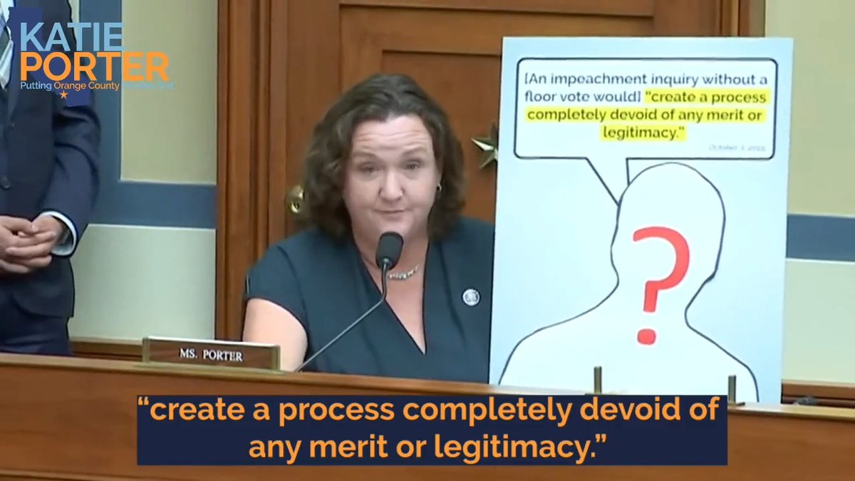 I did it. I just found something Speaker McCarthy was correct about. According to him, the impeachment inquiry of President Biden is "completely devoid of any merit or legitimacy." That's how he described an impeachment inquiry without a House vote—like the one we have today.