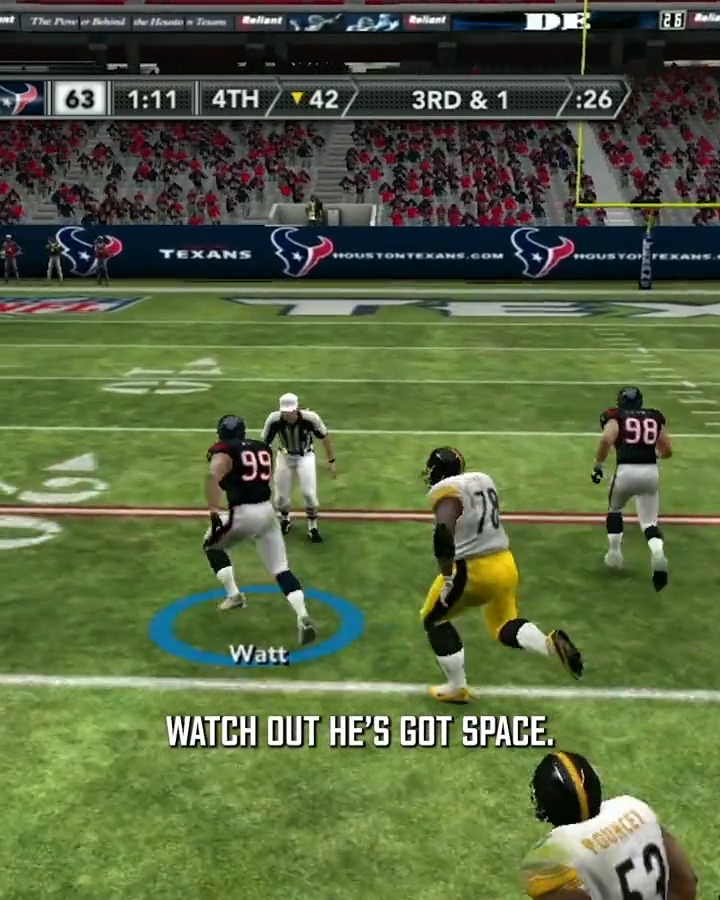 .JJ Watt debuted as an 80 OVR in Madden 12 Just two years later, he joined the 9️⃣9️⃣ Club 🐐