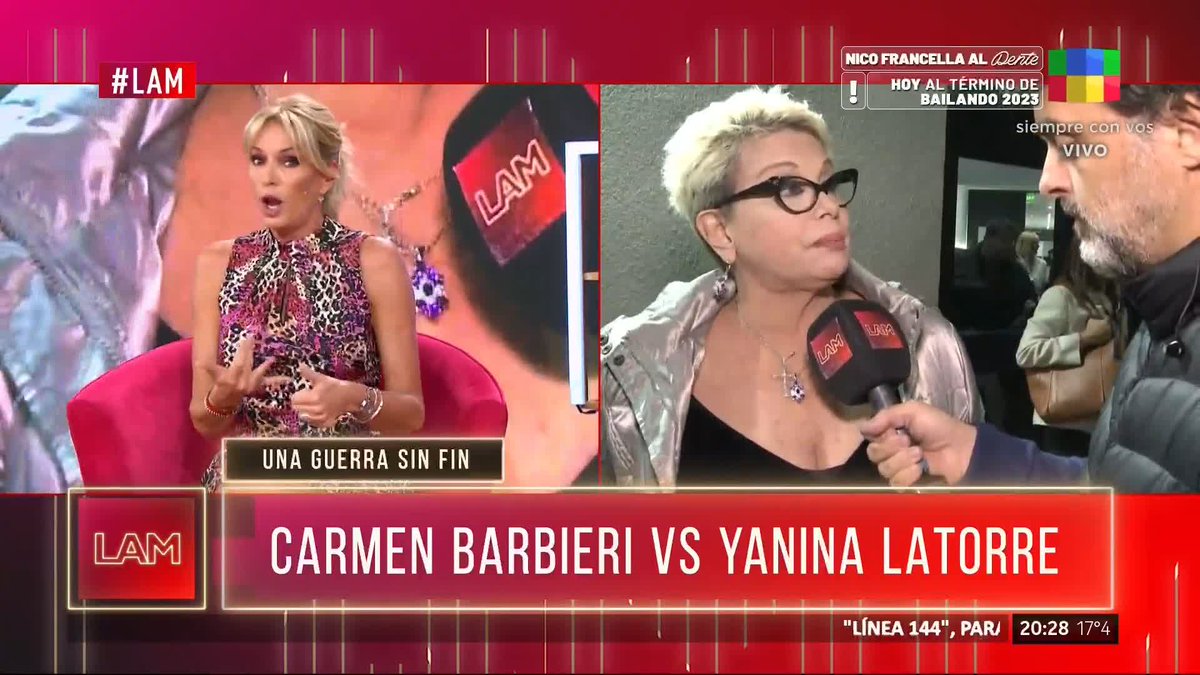 Se descarga Yanina #LAM