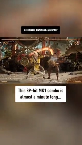 This 89-hit Mortal Kombat 1 combo discovered by NinjaKilla is almost a minute long!