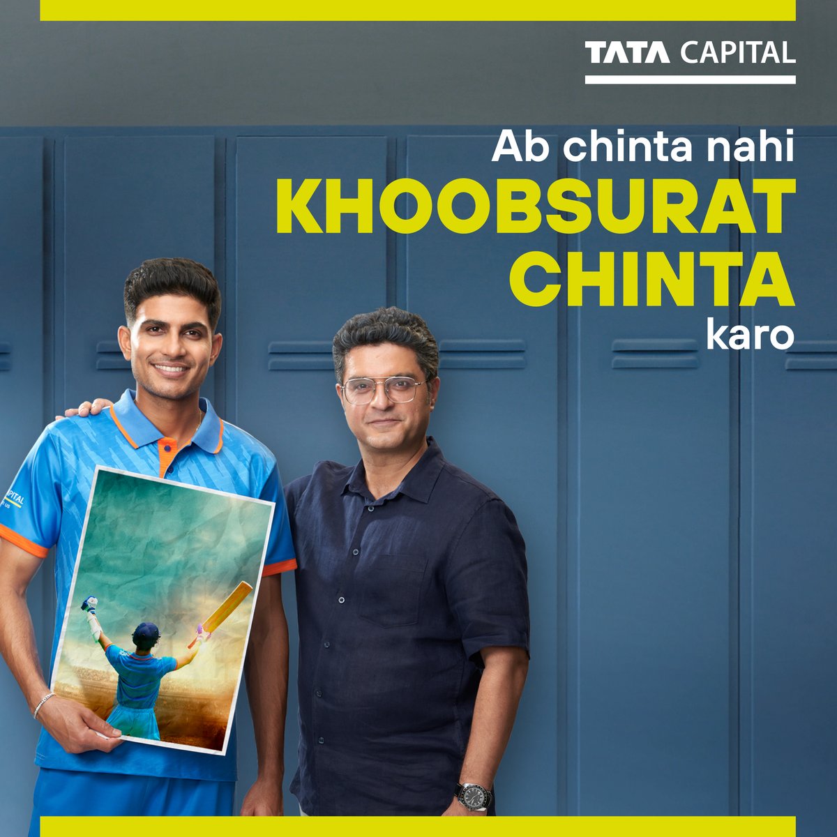 Witness Shubman Gill's heartwarming journey, where his father's unwavering support paved way for his dreams to soar. We promise to stand by you for the financial support you need, taaki aap bhi kare sirf #KhoobsuratChinta Visit: #TataCapital #loans
