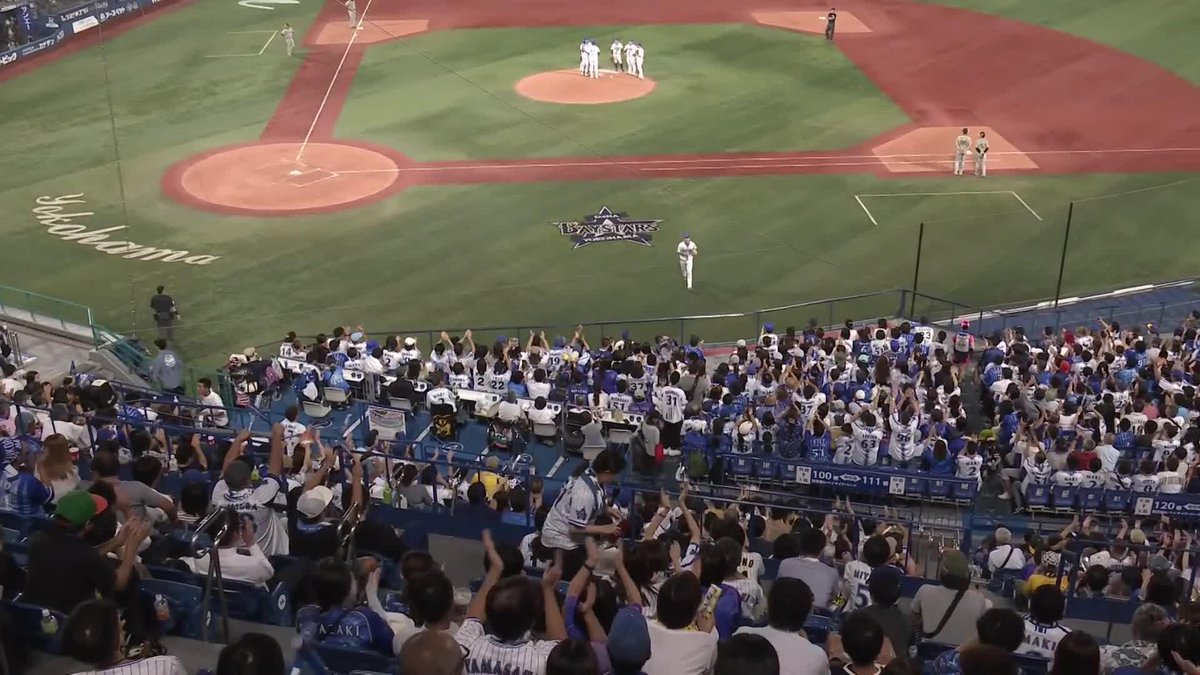 #宮城滝太 選手1アウト満塁から登板し三振を奪う!!!!!! 5回表 DB 4 - 3 T #baystars