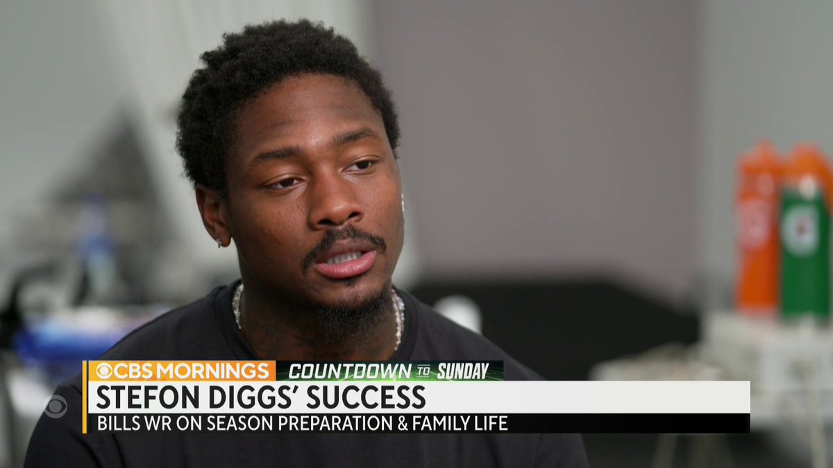 Buffalo Bills wide receiver stefon diggs is one of the NFL’s most talented players. He told @NateBurleson about what fuels him and how tough love from his father helped shape him as a player and a man: “He gave me exactly what I needed as a kid.”