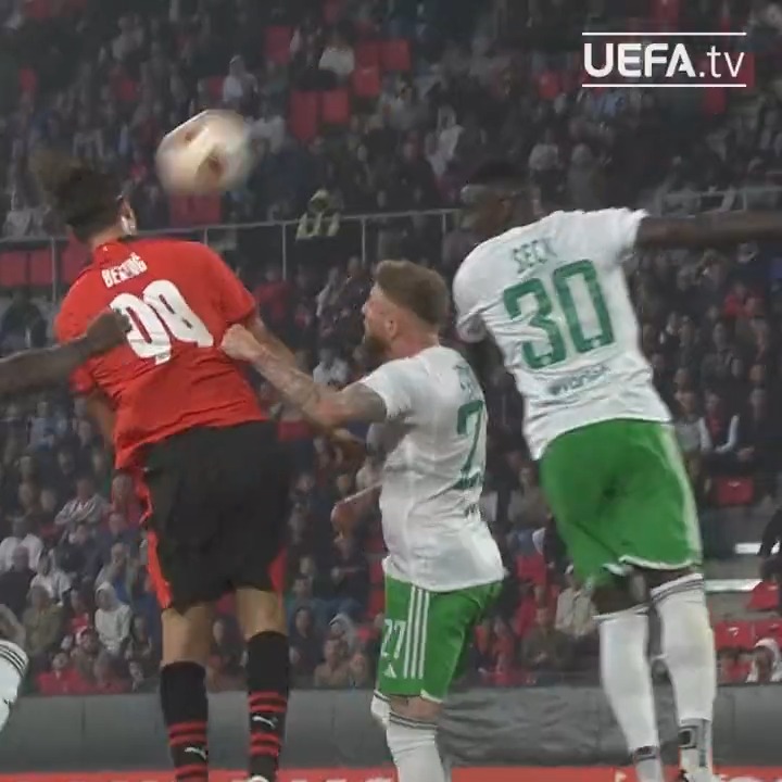 🇹🇷 Bertuğ Yıldırım off the mark 🔴⚫️ Stade Rennais F.C. || #UEL