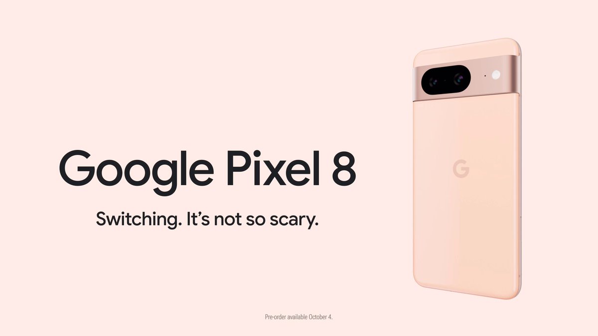 The only thing to fear is the fear of missing out on #Pixel8. Join us live for #MadeByGoogle on October 4th at 10am ET and sign up for updates at the Google Store:
