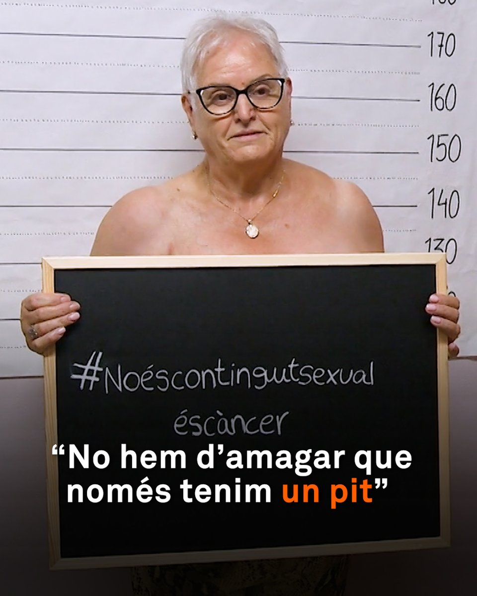 “No és contingut sexual, és càncer”. Els han hagut d'extirpar un pit i han decidit no reconstruir-se'l. Volen mostrar el seu cos com a referent per a altres dones, però denuncien que no ho poden fer a les xarxes perquè els censuren els mugrons.