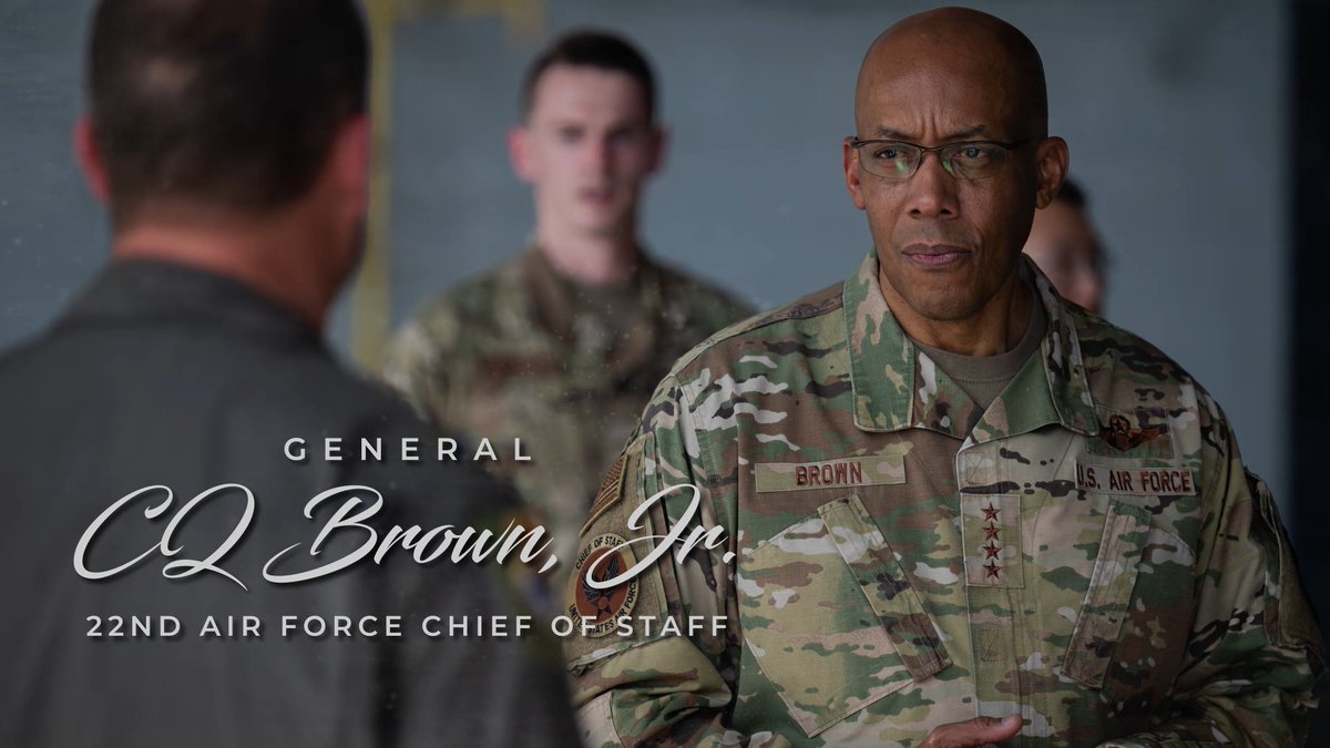Today, Gen. CQ Brown, Jr. completed his three-year tenure as Chief of Staff of the Air Force and was sworn in as Chairman of the Joint Chiefs of Staff. Thank you, sir, for your steadfast leadership, and congratulations on your new role! More: