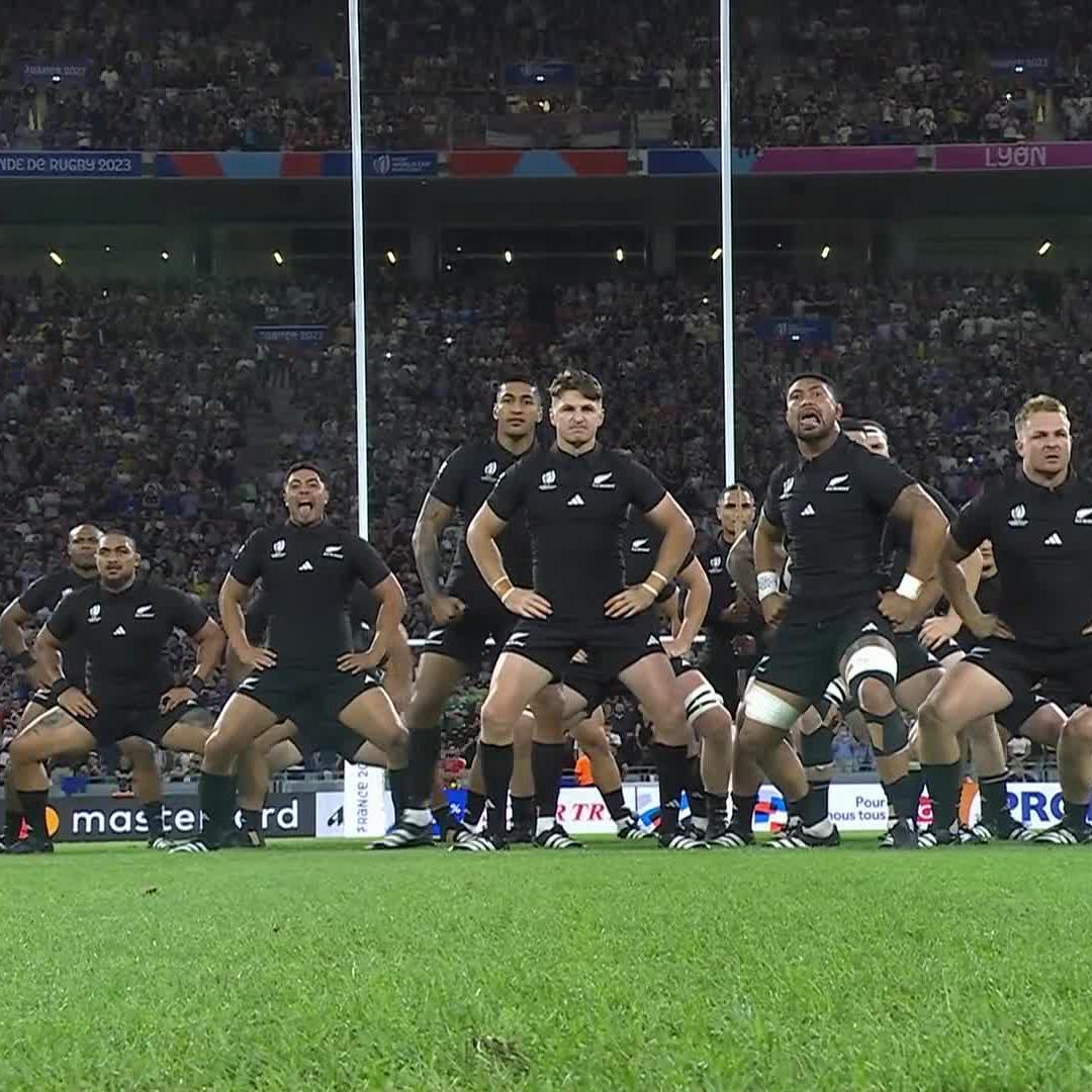 New Zealand mean business 🇳🇿 #RWC2023 | #NZLvITA