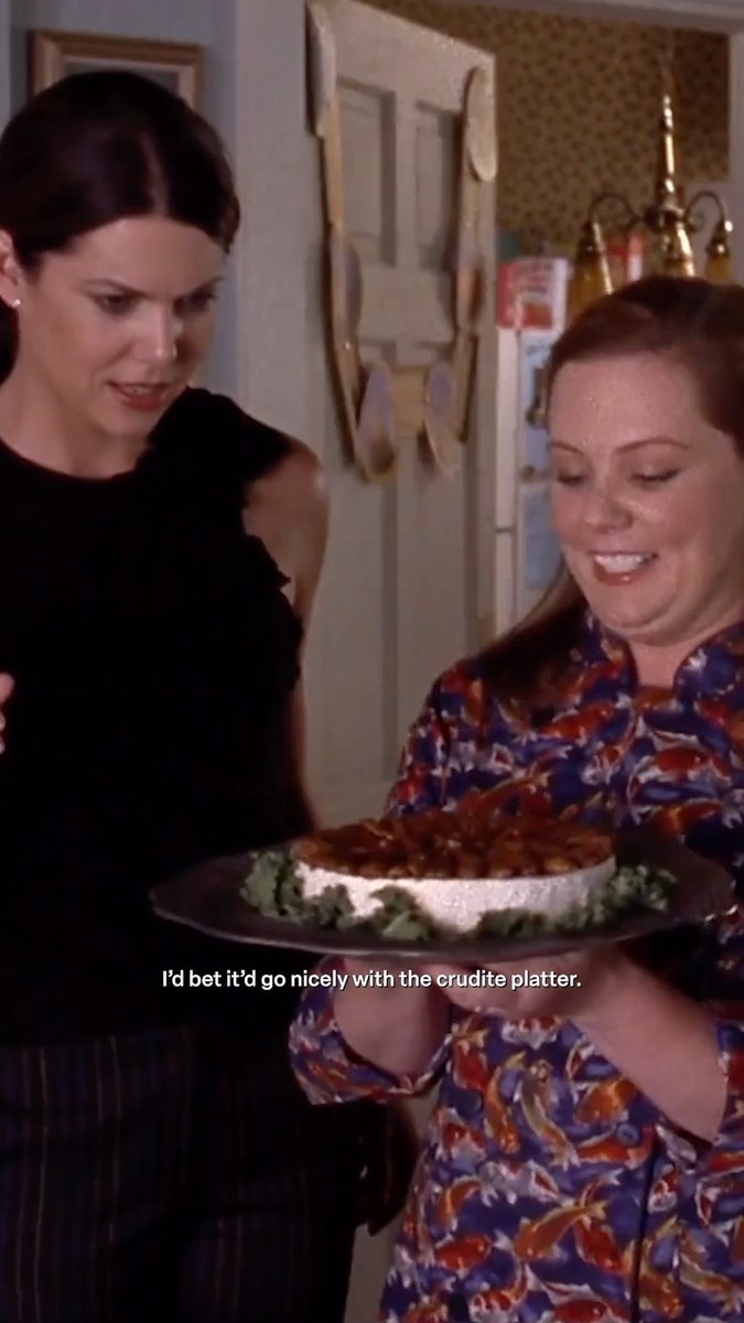 Crushing their first catering gig. #GilmoreGirls
