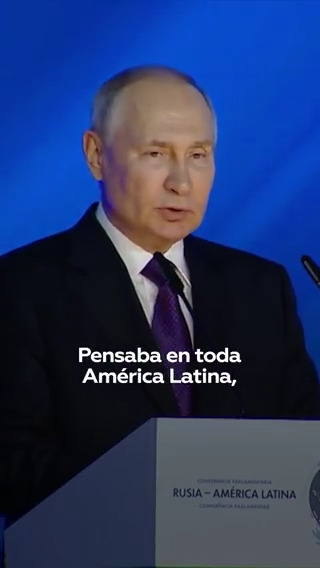Putin 🗣️ 💬 Recuerdo mis encuentros con Fidel Castro. Fueron varios. 💬Pero él era un coloso. 💬 Era un hombre que pensaba en la gente cada segundo. 💬 Y no solo en los cubanos, pensaba en toda América Latina, pensaba en toda la gente del planeta, en la Tierra.
