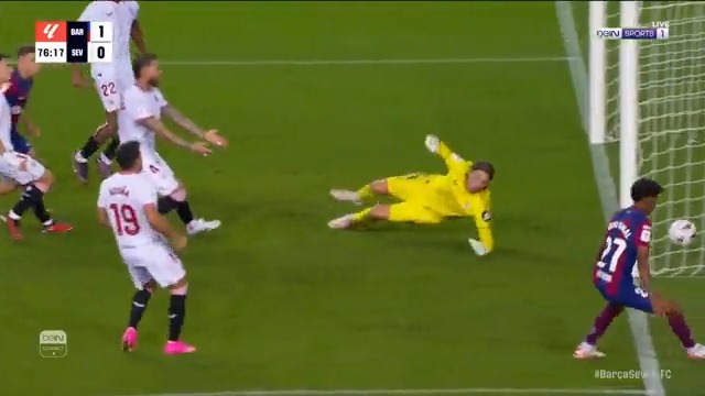 سيرجيو راموس يسجل لبرشلونة 🤦‍♂️😱 #الدوري_الإسباني | #برشلونة | #إشبيلية