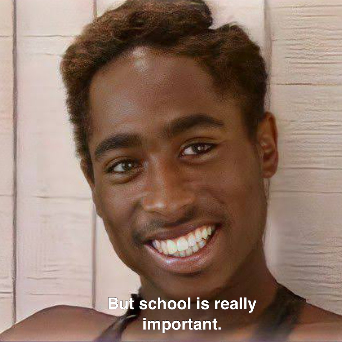 17 year old Tupac Shakur’s views on education.