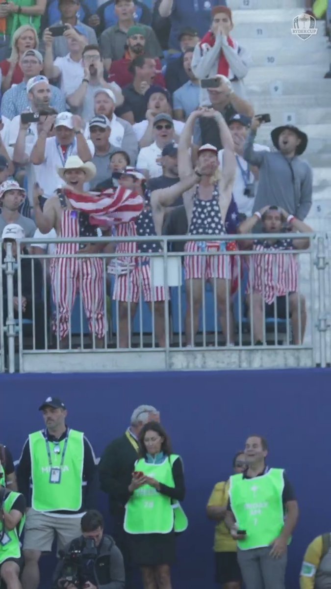 Day 1 was electric but the best is yet to come. 🙌 #RyderCup | #GoUSA