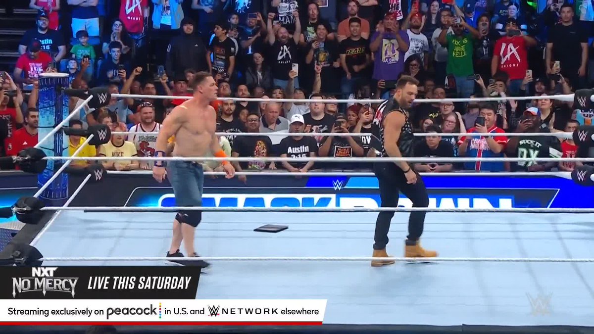 Does John Cena have a partner? YEAH! 🔥 IT'S HAPPENING! John Cena & LA Knight vs. #TheBloodline at #WWEFastlane! 👏👏👏 #SmackDown