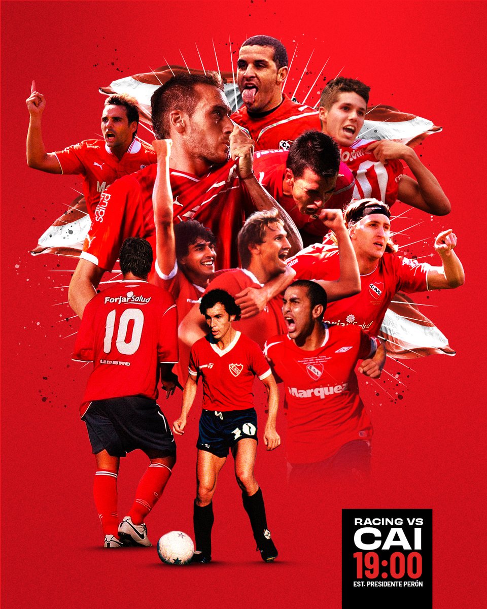 Tres cuadras. Trescientos metros. Una vida de grandeza. ¡HOY JUEGA #INDEPENDIENTE! #TodoRojo 🔴