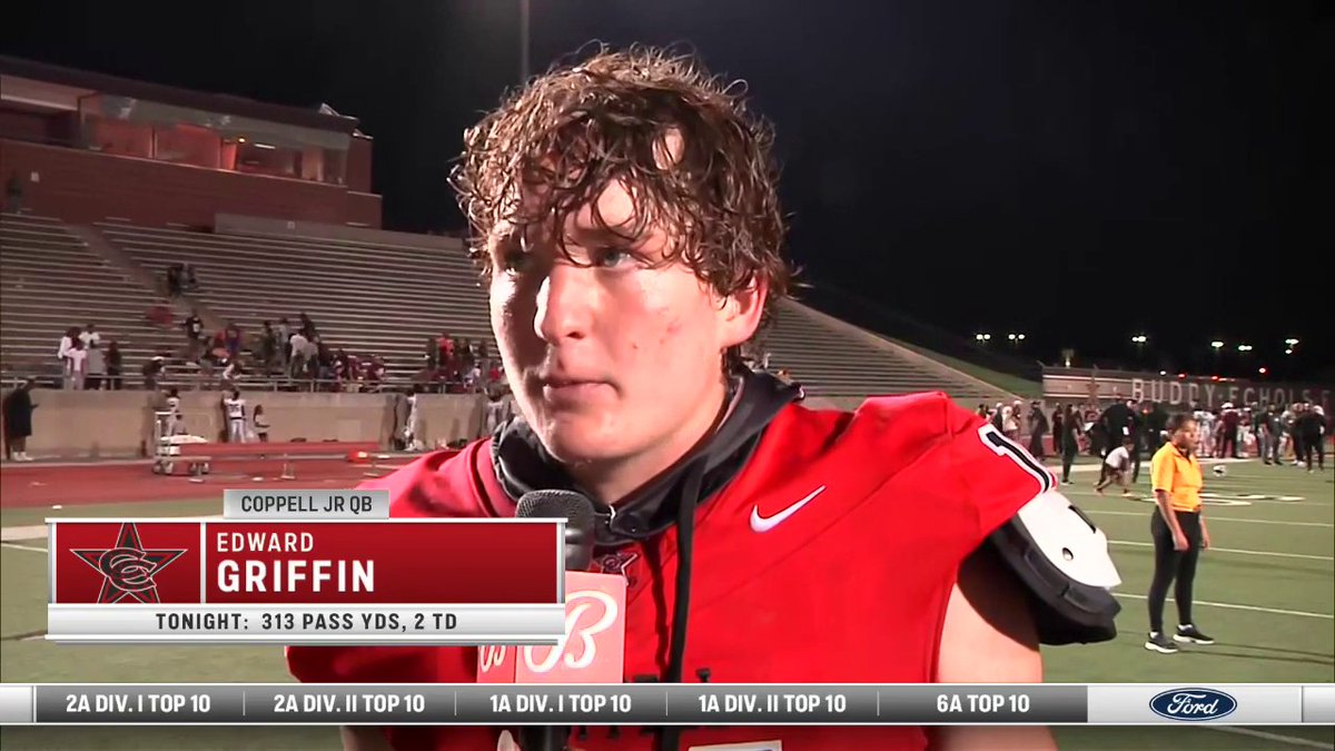 Coppell Cowboys QB1 Edward Griffin put on a SHOW throwing for 300 yards tonight 🔥 Jack in the Box | Texas UIL | #TXHSFB | #TXFBDays |Edward Griffin