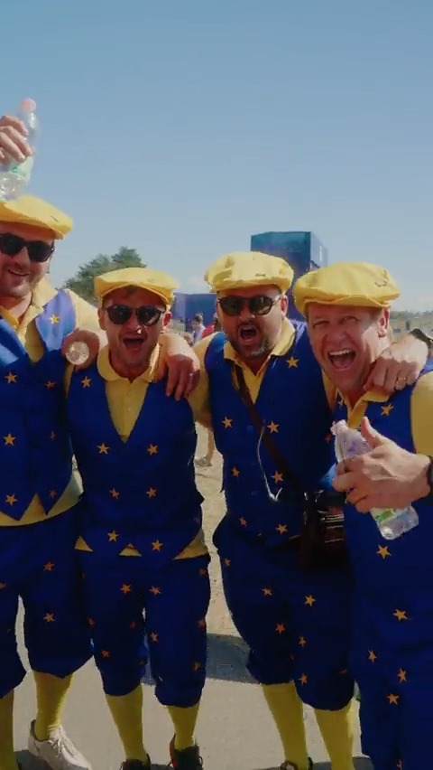 The Ryder Cup brings out the best fans 🙌 #RyderCup