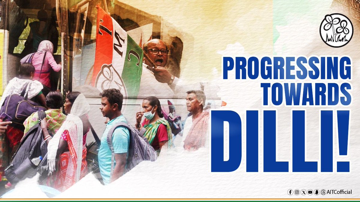 Bengal's unity shines as we gear up for the journey to Delhi to claim our rightful dues! The BJP-led Central Government may deny the promised special train, but we remain undeterred. Buses are en route to the capital, and our people are resolute in fighting for Bengal's rights and dignity.