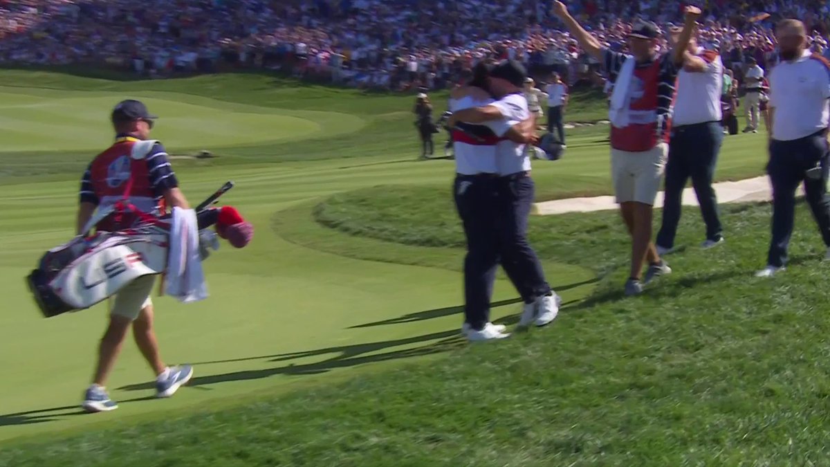 First win on the board. @maxhoma | #RyderCup | #GoUSA