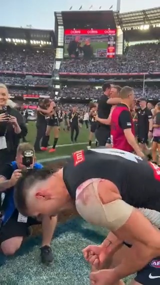 Reckon Brayden Maynard enjoyed that? #AFLGF