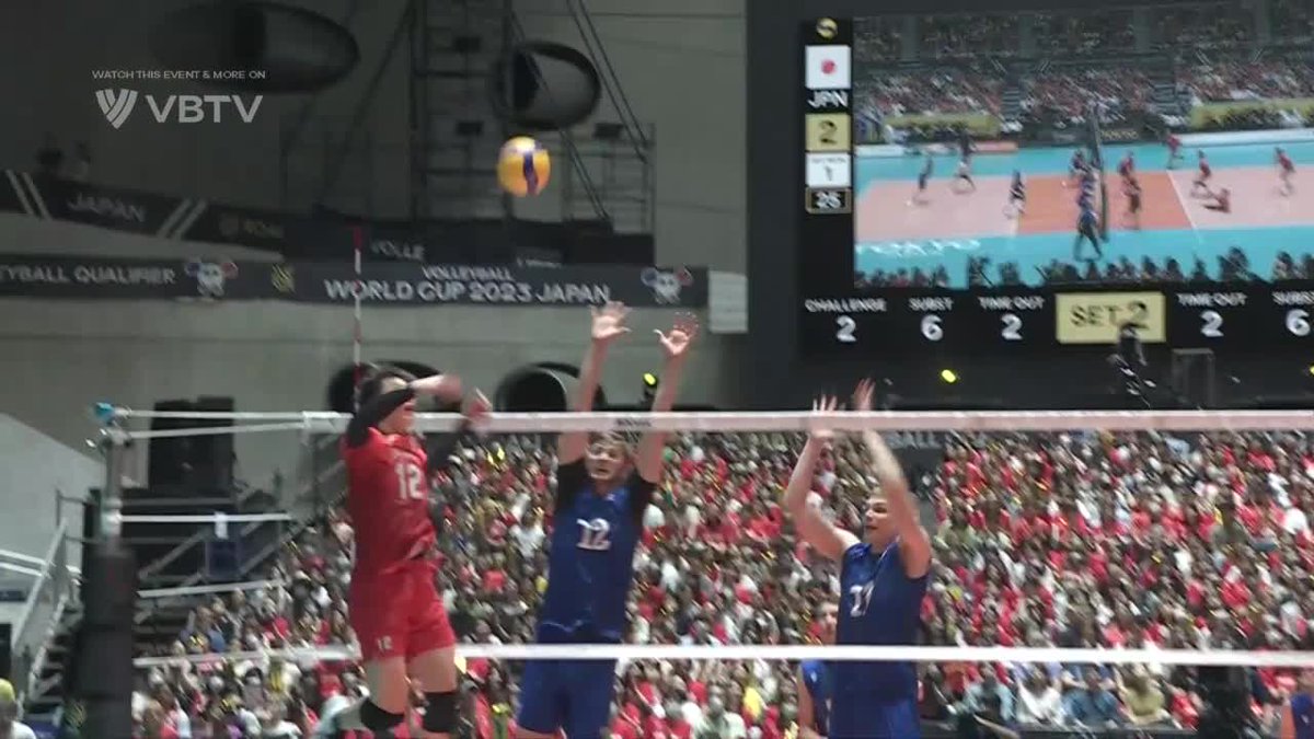 FIVBパリオリンピック予選 #ワールドカップバレー2023 🏐 #バレーボール 男子日本代表は初戦を迎え、フィンランド代表に勝利👏 誰にも予想できなかった髙橋藍選手の背面ショットによる得点も😲 #RoadToParis2024 #OlympicQualifiers 公益財団法人日本バレーボール協会 #龍神NIPPON