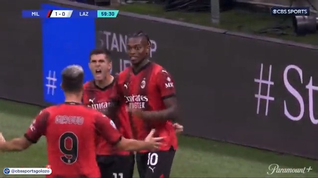 CHRISTIAN PULISIC OPENS THE SCORING AGAINST LAZIO!!! 🔥🔥🔥