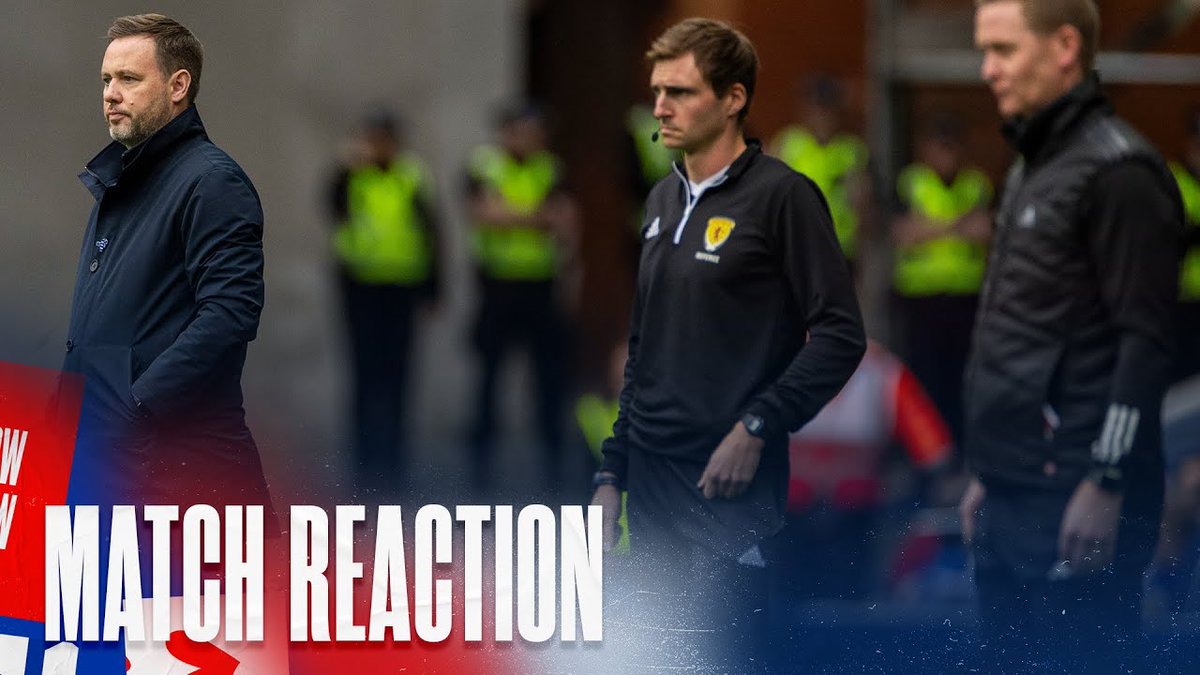 ๐๏ธ Michael Beale spoke to RangersTV after todayโs match against Aberdeen.