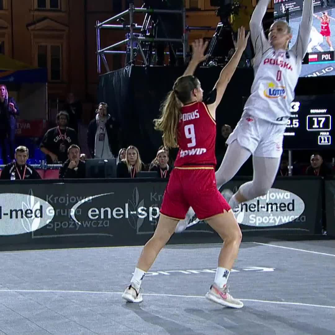 POLAND ADVANCE 😱🇵🇱 They needed a 5-point win over Germany and this is how they got it! UNBELIEVABLE 🤯🔥 #3x3U23