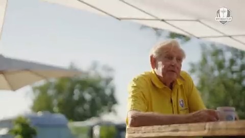 Scotland 🚍 Rome Meet Jim, the 87-year-old who drove from St. Andrews to Rome in his camper to volunteer at the #RyderCup