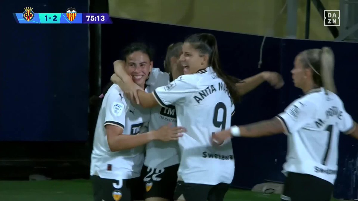 ¡Así gana el derbi valenciano el Valencia CF Femenino #ADNVCF! 🦇 Macarena Portales, la más lista para que Ainhoa Alguacil la mande a guardar 🔥 #LigaFEnDAZN ⚽