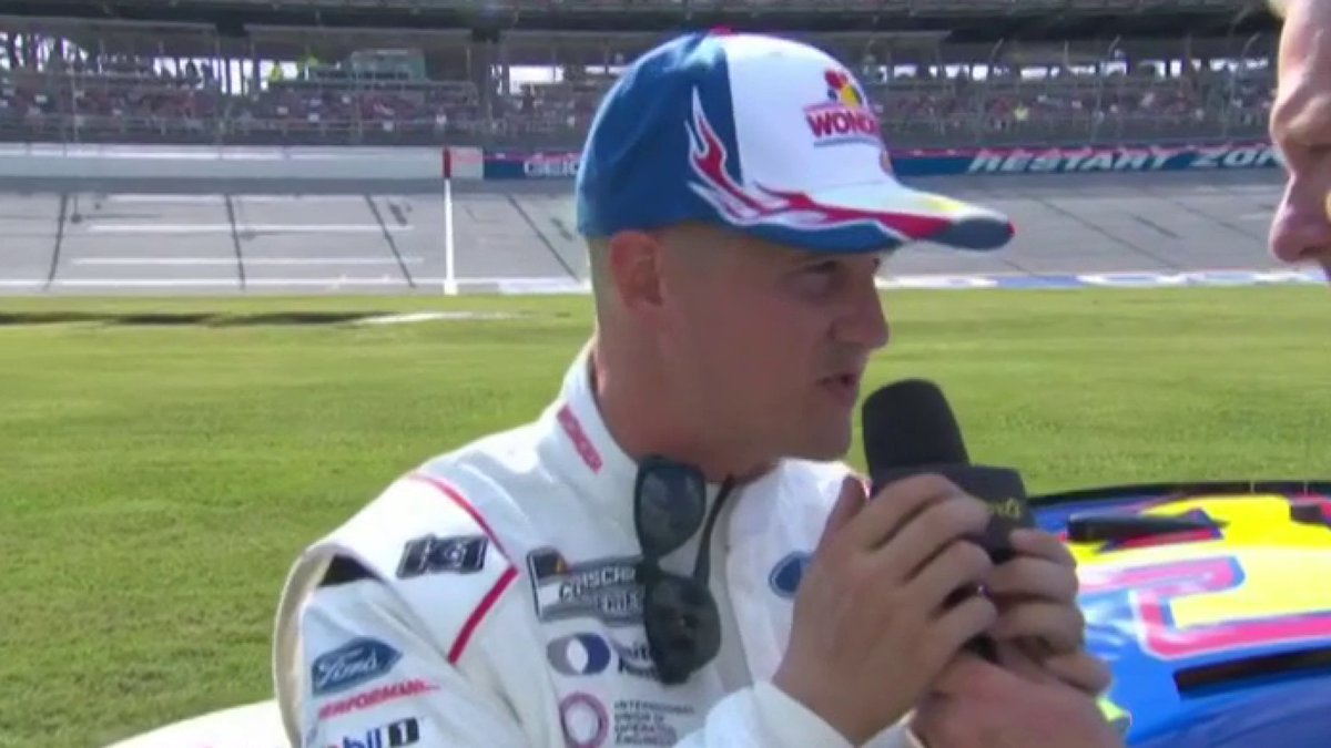 'Ryan Preece doesn't know what to do with his hands. Auxiliary Racing | Talladega Superspeedway