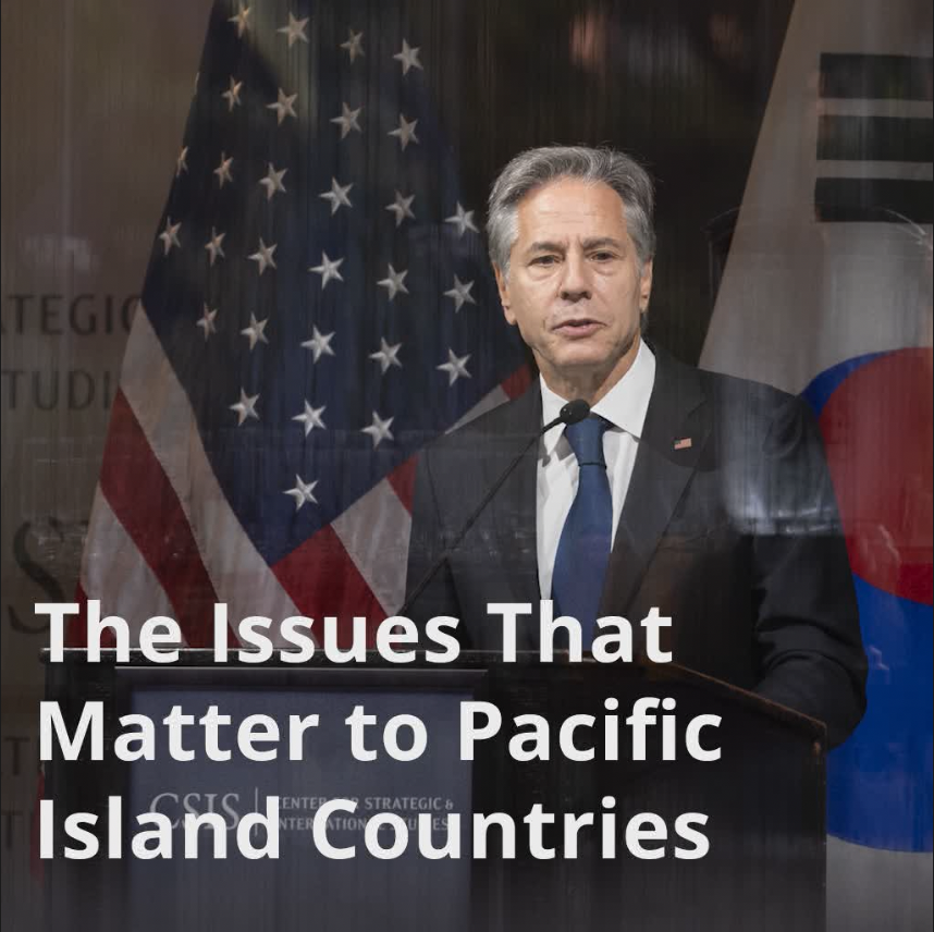 .Secretary Antony Blinken: The U.S. and our partners are committed to making and demonstrating a stronger offer to countries in the region, and to developing countries around the world, working to deliver on the issues that actually matter in their lives.