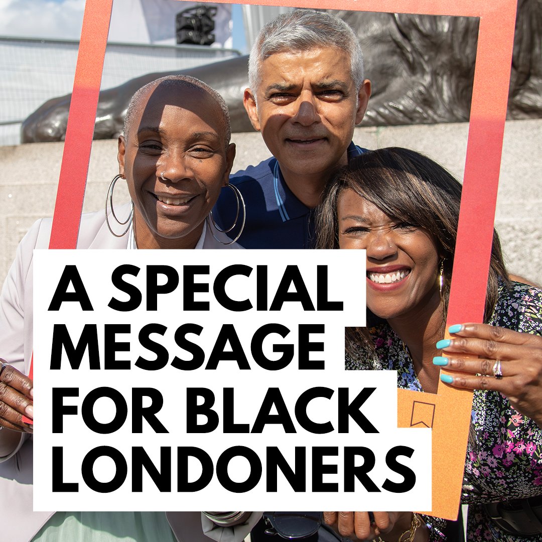 A special message for Black Londoners this #BlackHistoryMonth. Together, we must keep building towards a future where our diversity is celebrated, not denigrated, and where Black lives matter and are truly valued equally.