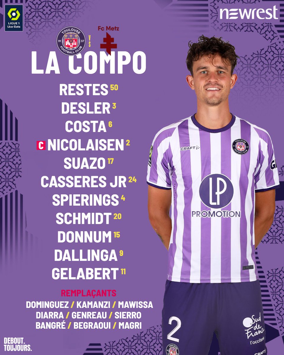 #TFCFCM, le onze toulousain 😈