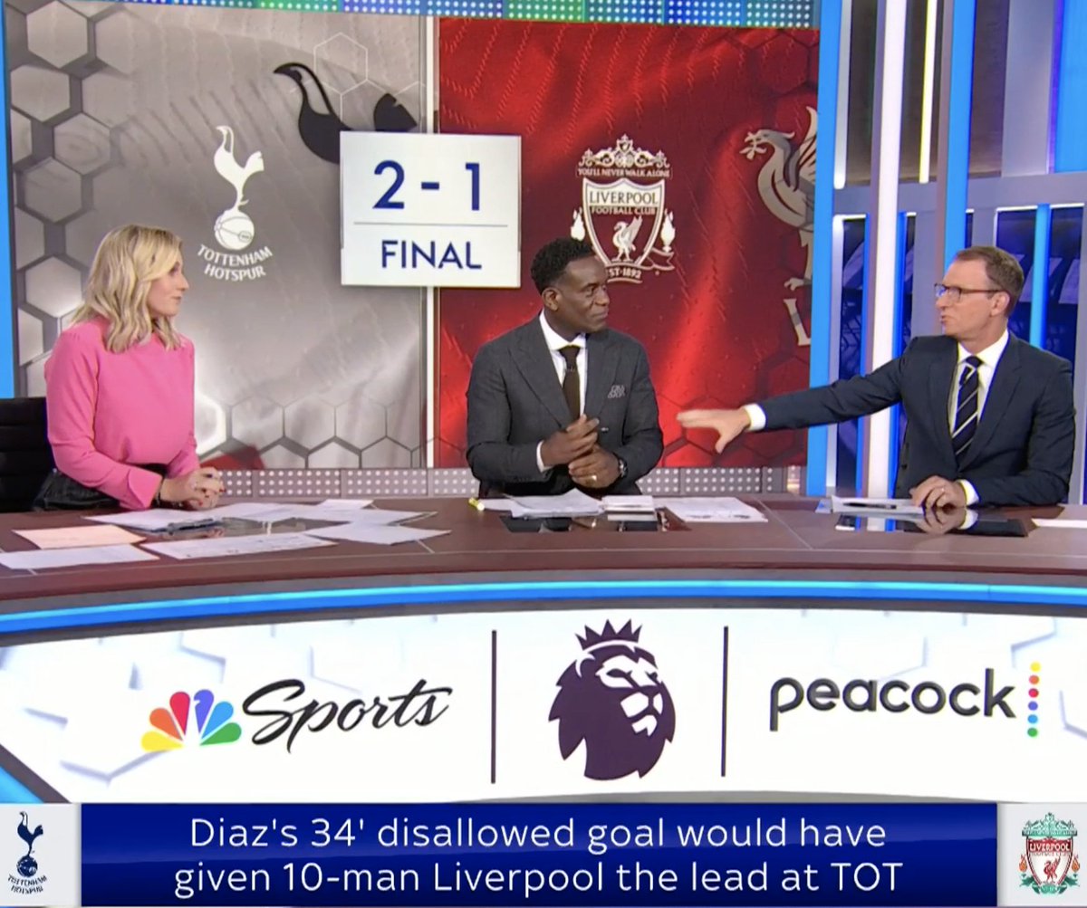 Rebecca Lowe, The 2 Robbies and @RobbieMustoe give their thoughts following the controversial decisions in yesterday’s Tottenham v. Liverpool match. #MyPLMorning