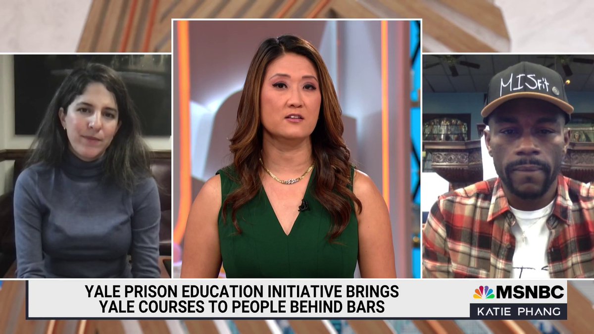 "I got to symbolize hope in a person. I got to be for my brothers what one day I hope they will be for their families: hope that things will get better." Yale Prison Education Initiative graduate Marcus Harvin reflects on earning an associate degree as a free man #katiephangshow