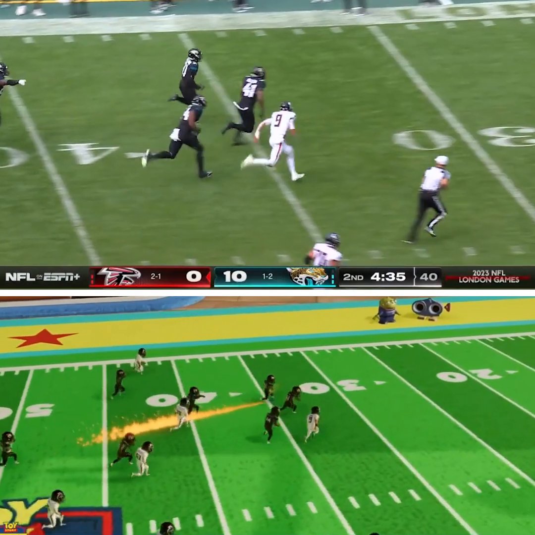This Toy Story version is something else 😮 #ATLvsJAX | Toy Story Funday on ESPN+: