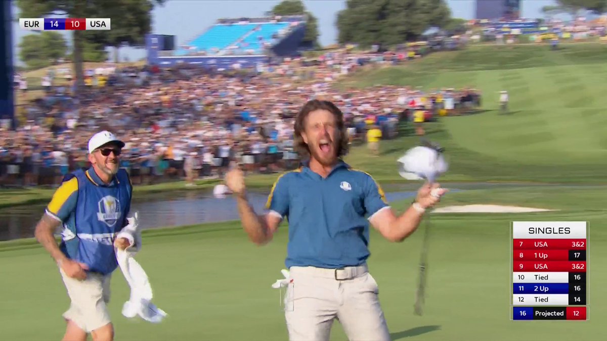 BREAKING: Europe win the Ryder Cup! 🇪🇺🏆