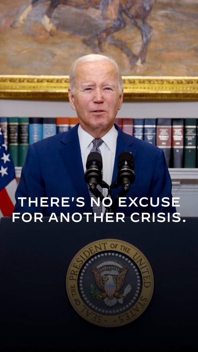 I strongly urge the Republicans in Congress not to wait or waste time. Pass a year-long budget agreement and honor the deal from a few months ago. We have the strongest economy in the world – Let’s build on it.