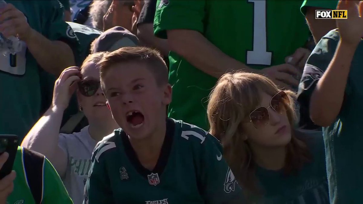 Raised right. Go Birds 🦅