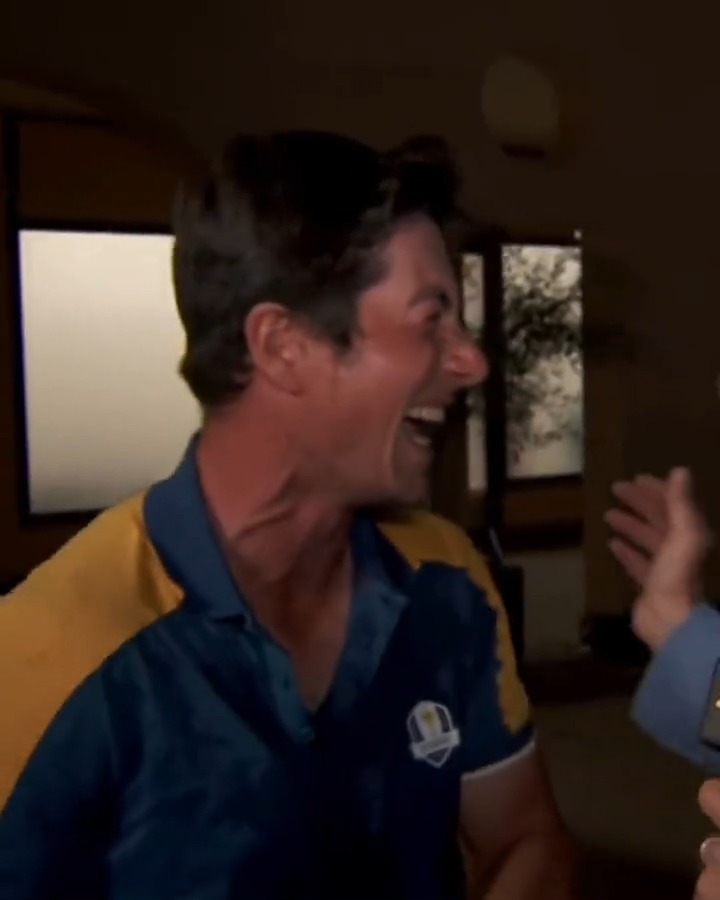 This man might have the highest approval rating in golf right now. Who doesn’t like Vik? What a laugh.