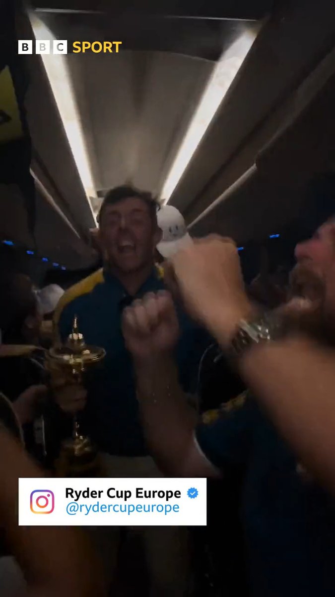 "EUROPE'S ON FIRE, USA IS TERRIFIED" 🇪🇺 #RyderCup