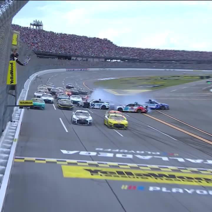 A Talladega Superspeedway THRILLER! #NASCARPlayoffs