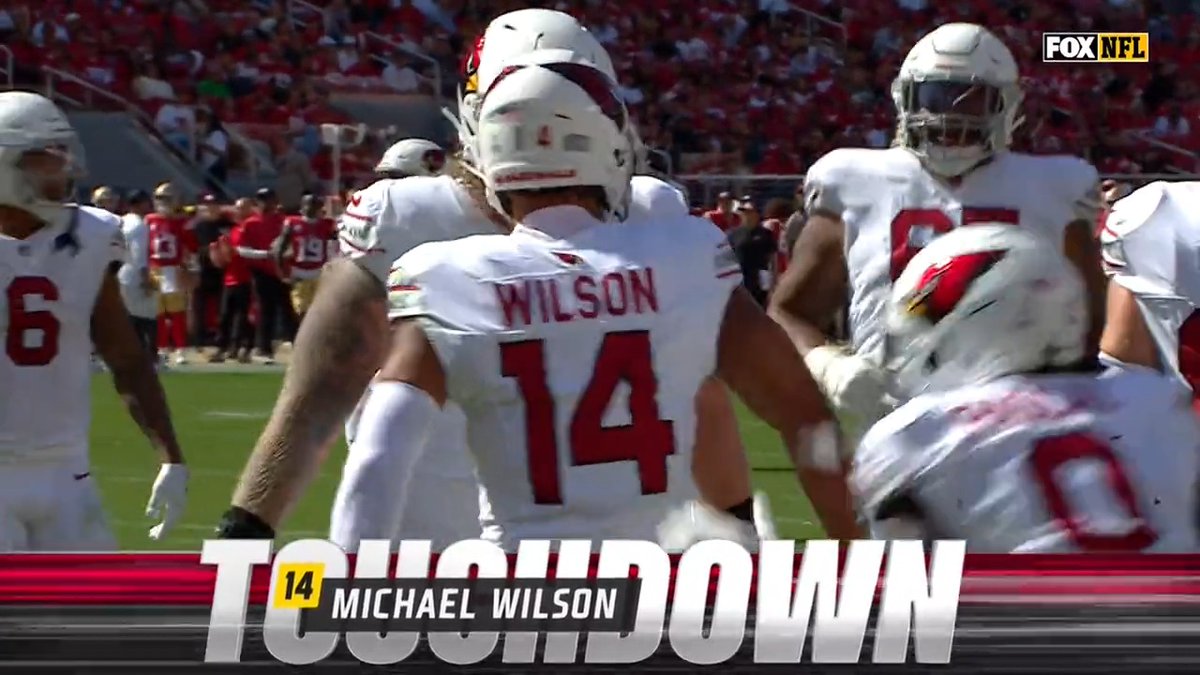 FIRST CAREER TD FOR 1️⃣4️⃣ Michael Wilson x #BirdGang