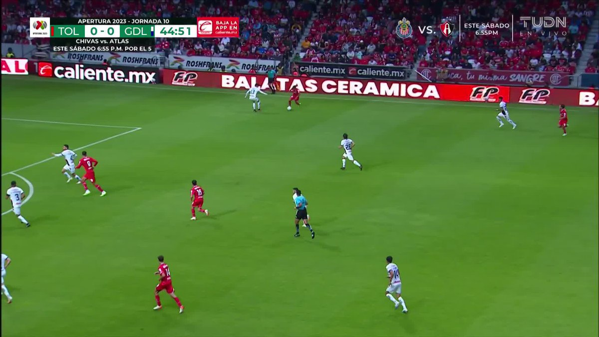 ¿Había penal? 🤔🤔🤔 Toluca reclama falta dentro del área 😮😮😮 😈 0-0 🐐 🔴 EN VIVO: 📺 Las Estrellas #LoNuestroEsElFutbol