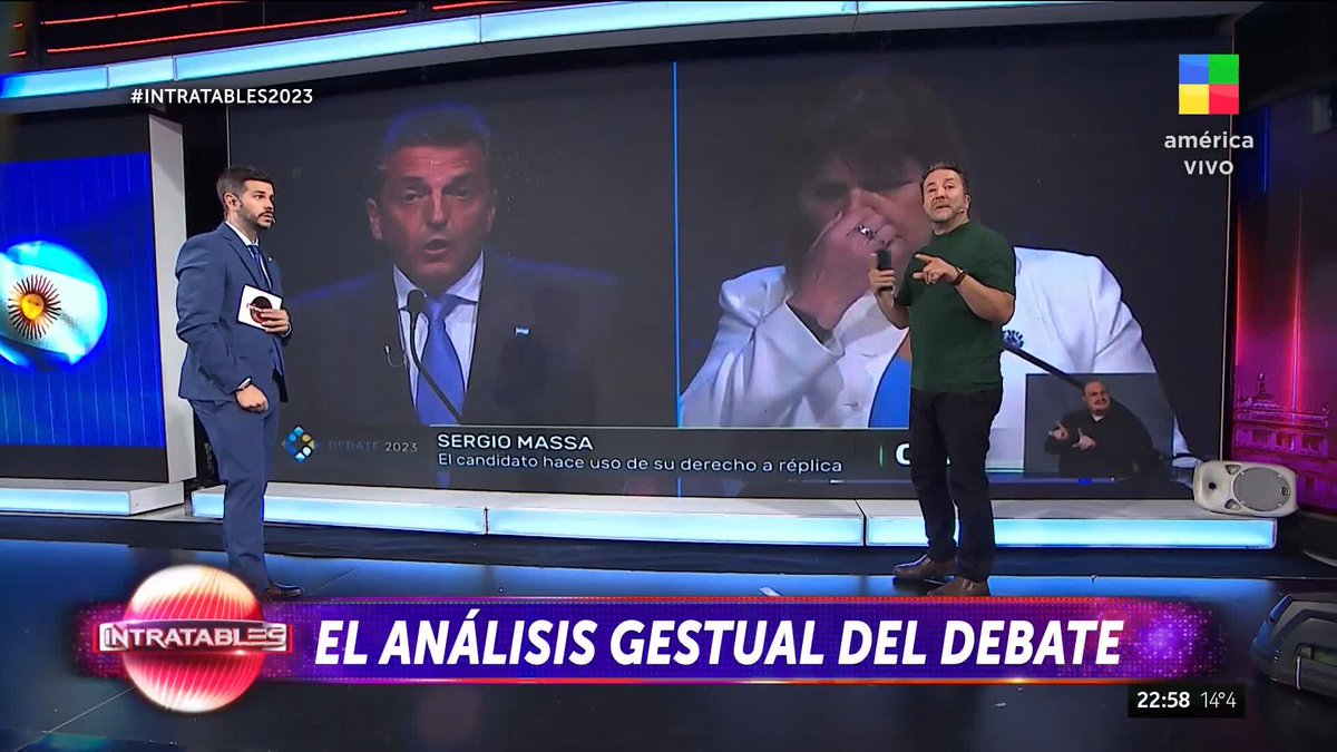 📢 El análisis gestual del debate ¿Quién va ganando? Cc Nicolás Magaldi ⚡️ Intratables