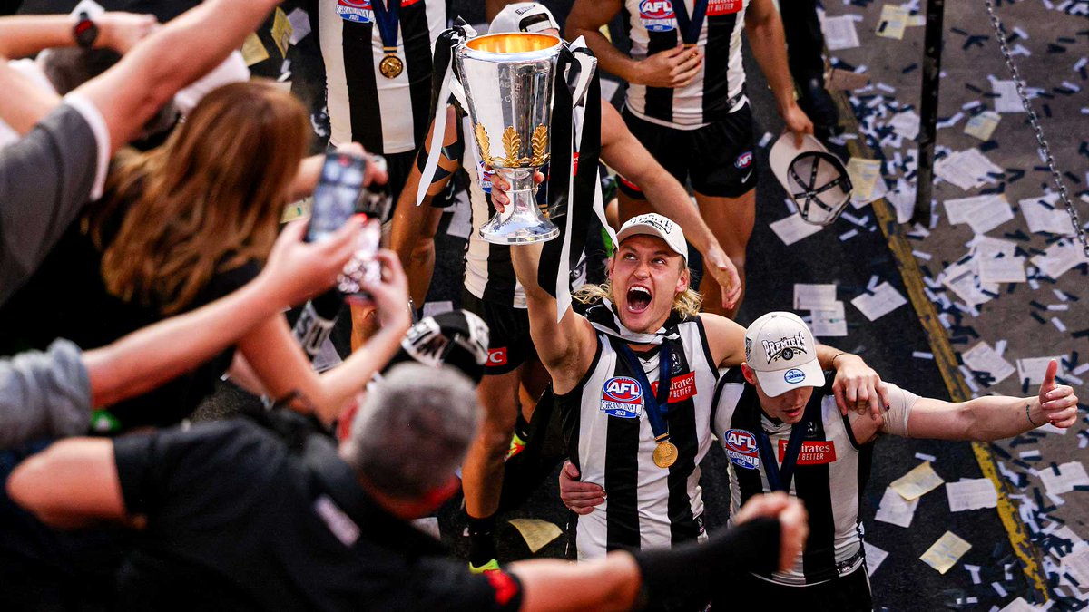 Sweet 16 🏆 Follow the cup as we celebrated with the Magpie Army 🖤🤍