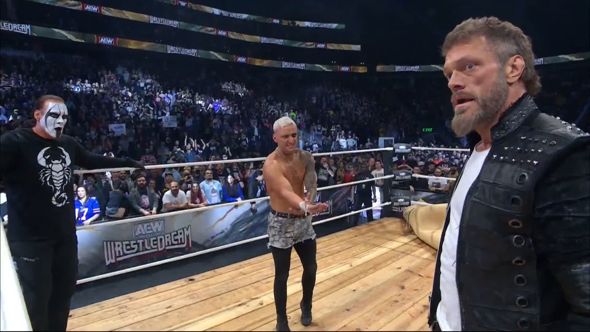 What a partnership! Order #AEWWrestleDream right now! 🇺🇸 🔗 Yeti Imp | Sting | DARBY ALLIN
