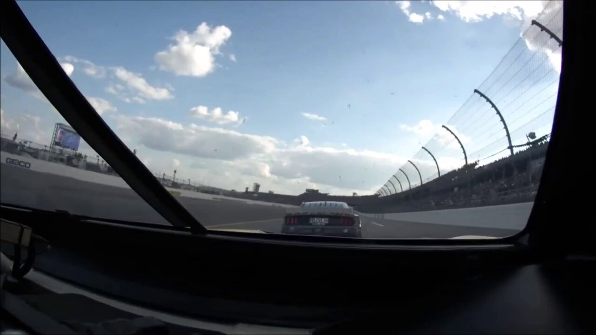 Finish to the 2023 YellaWood 500 @ Talladega. Ryan Blaney's onboard